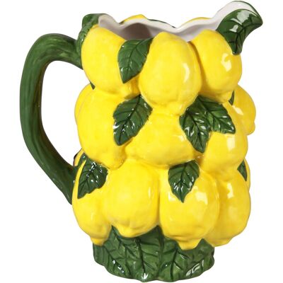 Carafe Klevering - Citron Jaune et Vert - Céramique Vintage - 20,5cm - Publicité Carafe Klevering - Citron Jaune et Vert - Céramique Vintage - 20,5cm - Publicité