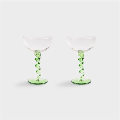 K Amsterdam Miski Ice Spiral - Grøn unisex glas K Amsterdam Miski Ice Spiral - Grøn unisex glas