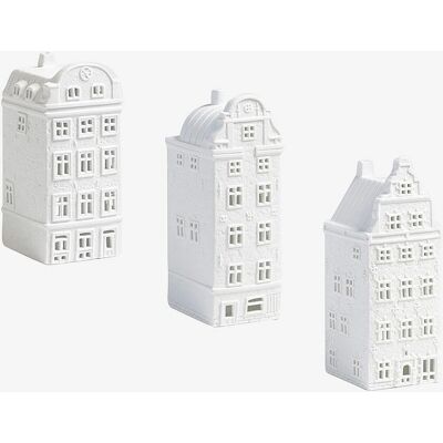 &k Amsterdam Modell Stockholm #5 Porcelen lysestake - Hvit &k Amsterdam Modell Stockholm #5 Porcelen lysestake - Hvit