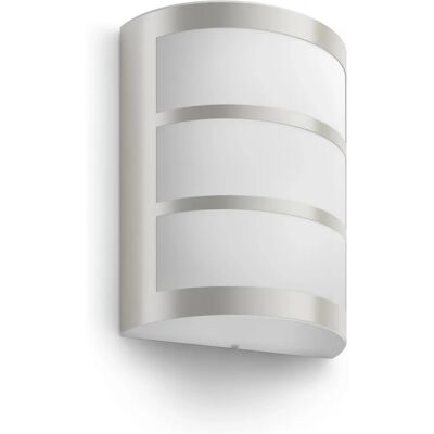 Philips 8720169263758 Outdoor Wall Light - LED, Stainless Steel Philips 8720169263758 Outdoor Wall Light - LED, Stainless Steel