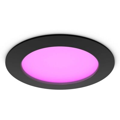 Philips Wpuszczana lampa LED - Czarna - Oświetlenie wbudowane - Inteligentne LED Philips Wpuszczana lampa LED - Czarna - Oświetlenie wbudowane - Inteligentne LED