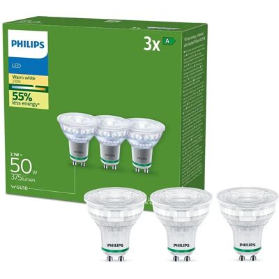Philips Klassische LED-Lampe - 50W, GU10, Warmweiß Philips Klassische LED-Lampe - 50W, GU10, Warmweiß