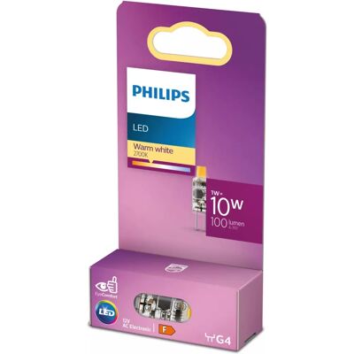 Philips LED G4 1W Warm Wit - LED Lamp Philips LED G4 1W Warm Wit - LED Lamp