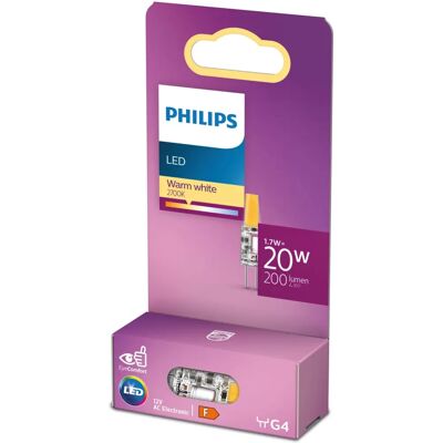 Philips G4 LED-Lampe - Warm White - Energieeffizient, Lange Lebensdauer Philips G4 LED-Lampe - Warm White - Energieeffizient, Lange Lebensdauer