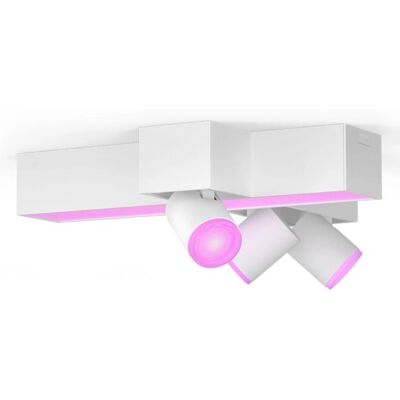 Philips Hue Inteligentne oświetlenie - Punkt świetlny Bluetooth, Biały, RGB, 4.2W Philips Hue Inteligentne oświetlenie - Punkt świetlny Bluetooth, Biały, RGB, 4.2W