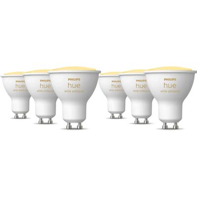 Philips Hue White Ambiance GU10 Smart LED Bulb - Smart lighting Philips Hue White Ambiance GU10 Smart LED Bulb - Smart lighting
