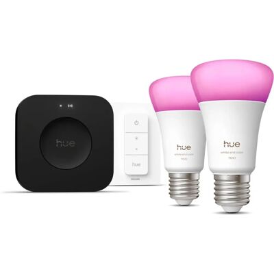 Philips Hue hvit og farge atmosfære smart belysningssett Philips Hue hvit og farge atmosfære smart belysningssett