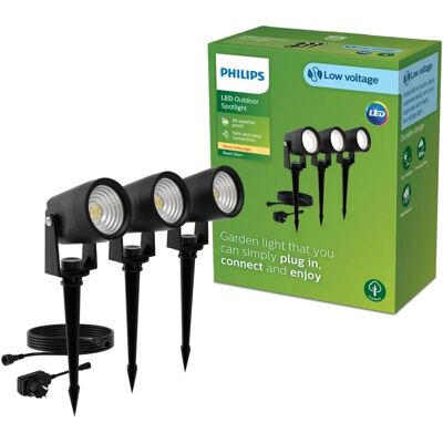 Philips Reuel LED-Außenbeleuchtung - LED 4,5 W - Schwarz Philips Reuel LED-Außenbeleuchtung - LED 4,5 W - Schwarz