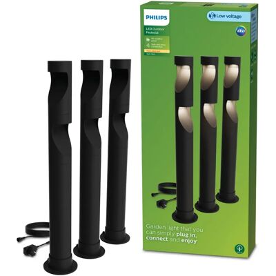 Philips Gartenbeleuchtung - 4.5W Schwarz Außen-LED - GardenLink - 24V Philips Gartenbeleuchtung - 4.5W Schwarz Außen-LED - GardenLink - 24V