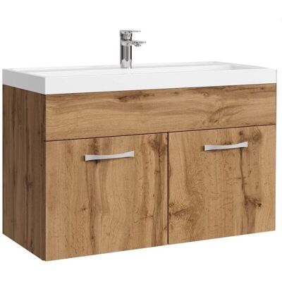 BADPLAATS - Paso 01 - 80cm - Rovere - Armario de baño BADPLAATS - Paso 01 - 80cm - Rovere - Armario de baño
