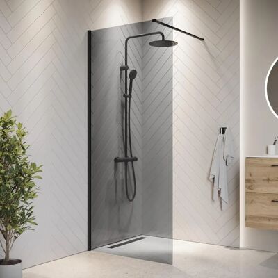 BADPLAATS - Rizani - 60 x 200 cm - Nero - Cabine de douche - Publicité BADPLAATS - Rizani - 60 x 200 cm - Nero - Cabine de douche - Publicité