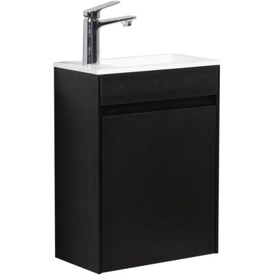 Lavabo mobile BADPLAATS Sinta 40x22cm Noir - Meuble salle de bain Lavabo - Publicité Lavabo mobile BADPLAATS Sinta 40x22cm Noir - Meuble salle de bain Lavabo - Publicité