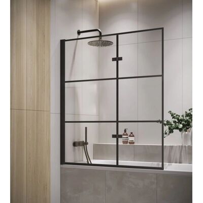 BADPLAATS - Berkan - 100x140 cm - Noir - Paroi de baignoire - Publicité BADPLAATS - Berkan - 100x140 cm - Noir - Paroi de baignoire - Publicité