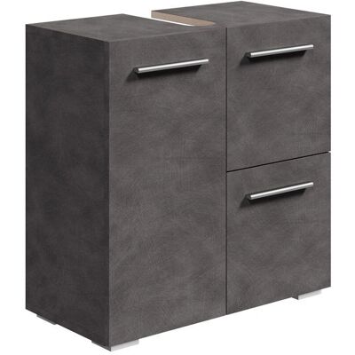 BADPLAATS - Mars 60x30x60 cm - Dunkelgrau - 600x300x600 mm - Waschtischunterschrank BADPLAATS - Mars 60x30x60 cm - Dunkelgrau - 600x300x600 mm - Waschtischunterschrank