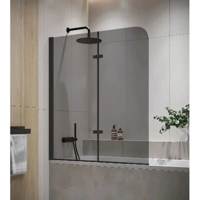 BADPLAATS - Austin - 120x140 cm - 5 mm - Bathtub screen - Publicité BADPLAATS - Austin - 120x140 cm - 5 mm - Bathtub screen - Publicité