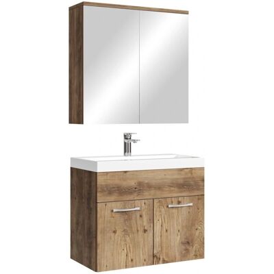 BADPLAATS - Montreal 01 - 60 cm Rovere Marrone - Ensemble lavabo - Publicité BADPLAATS - Montreal 01 - 60 cm Rovere Marrone - Ensemble lavabo - Publicité