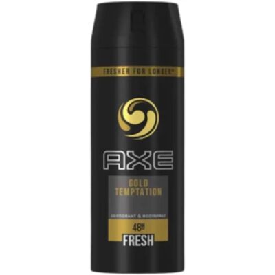 Axe Gold Temptation Deo Spray 150ml Axe Gold Temptation Deo Spray 150ml