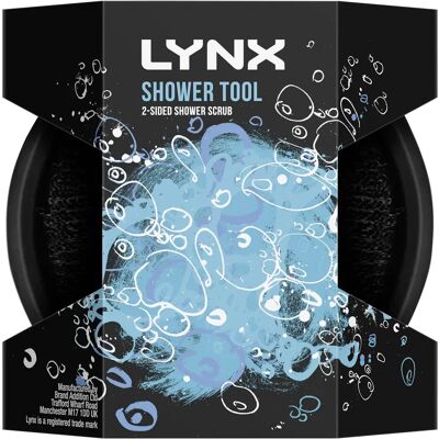 Lynx Manwasher 2-Sides Outil de Douche - Noir - Soin Personnel - Publicité Lynx Manwasher 2-Sides Outil de Douche - Noir - Soin Personnel - Publicité