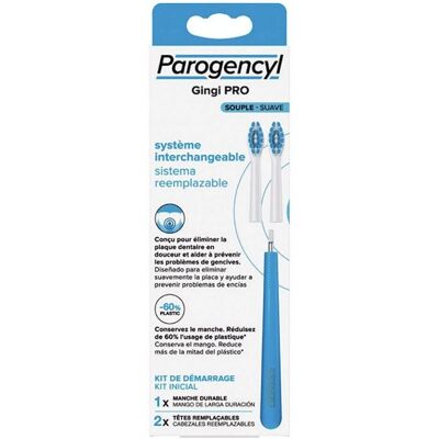 Parogencyl Gingi PRO Wechselsystem Zahnbürste - 3 Köpfe Parogencyl Gingi PRO Wechselsystem Zahnbürste - 3 Köpfe