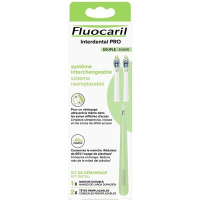 Brosse interdenta Fluocaril Interdental Pro Souple - Kit de démarrage - Publicité Brosse interdenta Fluocaril Interdental Pro Souple - Kit de démarrage - Publicité
