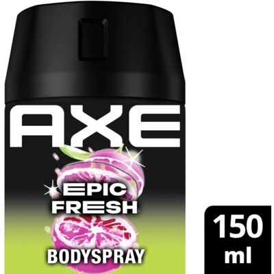 Axe Epic Fresh déodorant et spray pour le corps 150ml - Publicité Axe Epic Fresh déodorant et spray pour le corps 150ml - Publicité