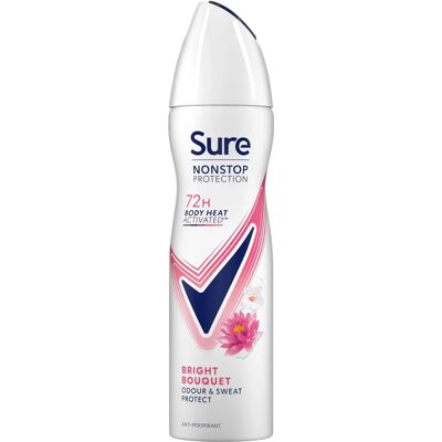 Sure Women Anti-Perspirant 72H Nonstop Protection Deo Bright Bouquet - Deodorant Sure Women Anti-Perspirant 72H Nonstop Protection Deo Bright Bouquet - Deodorant
