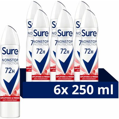 Sure Sure Womens Antiperspirant 72h Nonstop Protection Uplift&Fresh - Deodorant Sure Sure Womens Antiperspirant 72h Nonstop Protection Uplift&Fresh - Deodorant