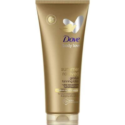 Dove Body Lotion Tan - Body Lotion for Medium to Dark Skin - Summer Revived Dove Body Lotion Tan - Body Lotion for Medium to Dark Skin - Summer Revived