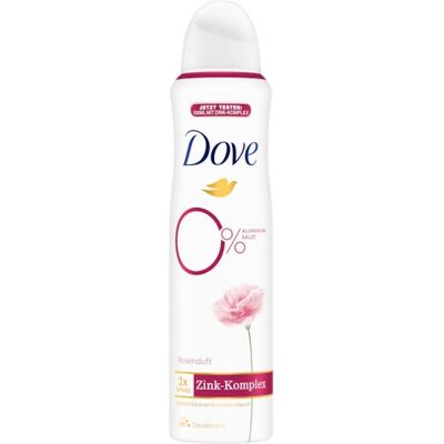 Dove Rozengeur Deospray met voedend zinkcomplex - Deodorant Dove Rozengeur Deospray met voedend zinkcomplex - Deodorant