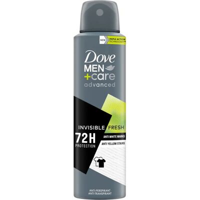 Dove Men + Care Invisible Fresh 72H Antiperspirant - Mannen Deodorant 150ml Dove Men + Care Invisible Fresh 72H Antiperspirant - Mannen Deodorant 150ml