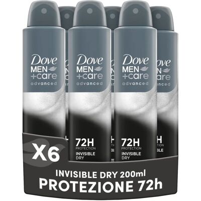 Dove Men+Care Niewidzialny Suchy Antyperspirant - Dezodorant 72H Dove Men+Care Niewidzialny Suchy Antyperspirant - Dezodorant 72H