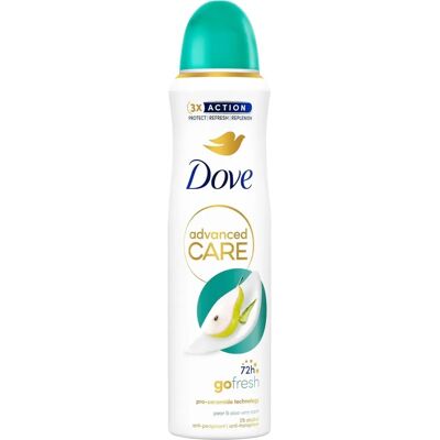 Dove Advanced Care Go Fresh Pera Aloe Vera Spray - Deodorante Dove Advanced Care Go Fresh Pera Aloe Vera Spray - Deodorante