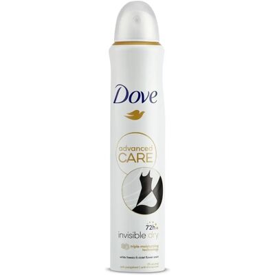 Dove Advanced Care Invisible Dry Antiperspirant Spray 72h White Freesia & Violet Flower (200ml) Dove Advanced Care Invisible Dry Antiperspirant Spray 72h White Freesia & Violet Flower (200ml)