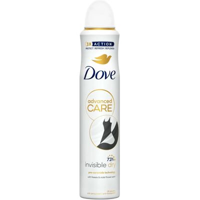 Dove Advanced Care Violet Lace Antiperspirant Spray - Deodorant, 72h, 200Ml, 3 Pack Dove Advanced Care Violet Lace Antiperspirant Spray - Deodorant, 72h, 200Ml, 3 Pack