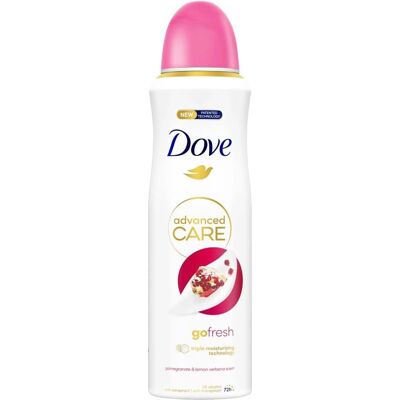 Dove Advanced Care Déodorant Antitranspirant à la Grenade et Verveine Citronnée - Femme - Pack de 3 x 200ml Dove Advanced Care Déodorant Antitranspirant à la Grenade et Verveine Citronnée - Femme - Pack de 3 x 200ml