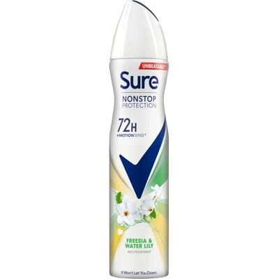 Sure Women Freesia & Water Lily Antiperspirant - 72h Protection Sure Women Freesia & Water Lily Antiperspirant - 72h Protection