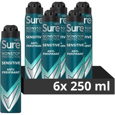 Sure Men Nonstop Protection 6 x 250ml Sure Men Nonstop Protection 6 x 250ml