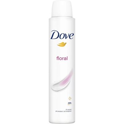 Dove Floral Antiperspirant - 48H Ochrona przed potem dla kobiet 200ml Dove Floral Antiperspirant - 48H Ochrona przed potem dla kobiet 200ml