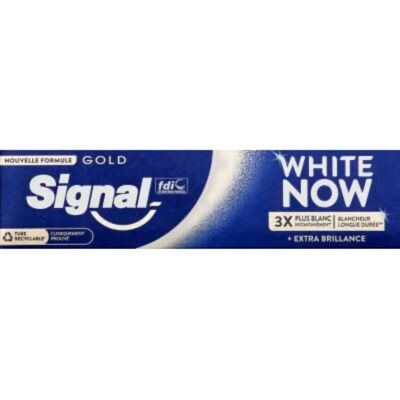 Signal White Now Gold - Unisexe, 75 ml - Dentifrice - Publicité Signal White Now Gold - Unisexe, 75 ml - Dentifrice - Publicité