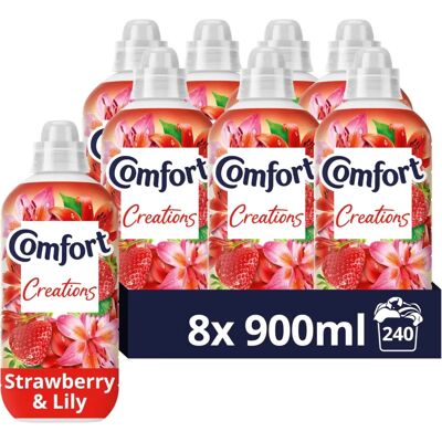 Comfort - Strawberry & Lily - 30W - - Fabric Conditioner Comfort - Strawberry & Lily - 30W - - Fabric Conditioner