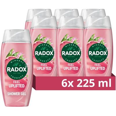 Radox Brand Model 6 Pack - Uplifting Shower Gel Radox Brand Model 6 Pack - Uplifting Shower Gel