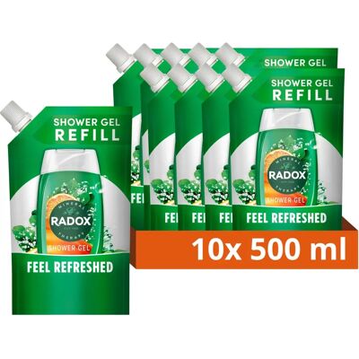 Radox Brand Mineral Therapy Shower Gel - 500ml - 5 Pack Radox Brand Mineral Therapy Shower Gel - 500ml - 5 Pack