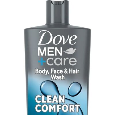 Dove Men+Care Modèle 3-en-1 Hydratant Nettoyant - Corps, Visage & Cheveux Dove Men+Care Modèle 3-en-1 Hydratant Nettoyant - Corps, Visage & Cheveux