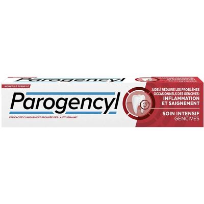 Parogencyl Dentifrice Soin Intensif Gencives - Dentifrice - Publicité Parogencyl Dentifrice Soin Intensif Gencives - Dentifrice - Publicité