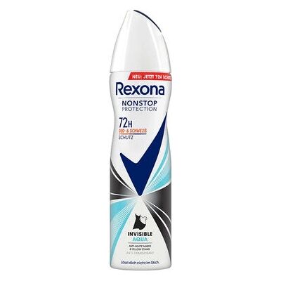 Rexona - Invisible Aqua - Nonstop Protection - Deodorant Spray Rexona - Invisible Aqua - Nonstop Protection - Deodorant Spray