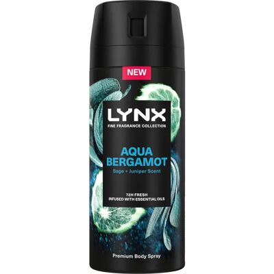 Lynx Aqua Bergamot Deodorant Body Spray - Deodorant Body Spray Lynx Aqua Bergamot Deodorant Body Spray - Deodorant Body Spray