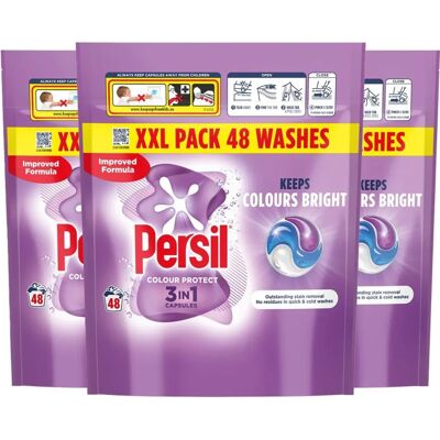 Persil - XXL 3in1 - Protect Keeps Colour Bright - Capsules Persil - XXL 3in1 - Protect Keeps Colour Bright - Capsules