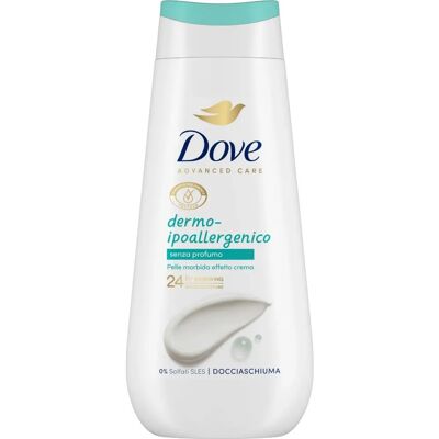 Dove Dermo-Ipoallergenico Gel Doccia 225ml - Pelle sensibile Dove Dermo-Ipoallergenico Gel Doccia 225ml - Pelle sensibile