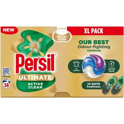 Capsules de lavage Persil Ultimate Active Clean - Capsules de lavage Capsules de lavage Persil Ultimate Active Clean - Capsules de lavage
