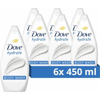 Dove Hydrate Body Wash - Gentle & Hydrating - 450ml Dove Hydrate Body Wash - Gentle & Hydrating - 450ml